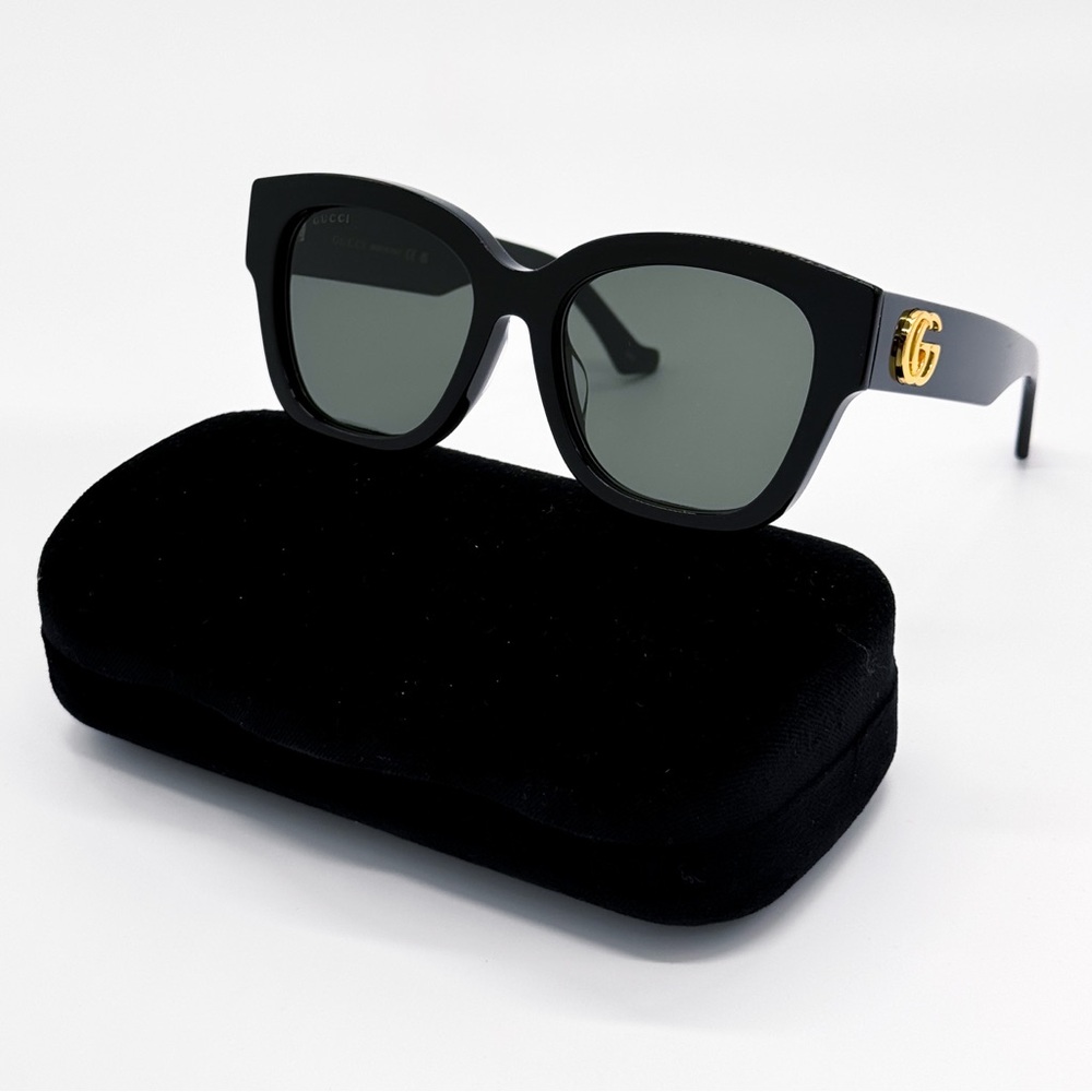 NEW GUCCI GG1550SK SQUARE BLACK GREY WOMEN SUNGLASSES GUCCI